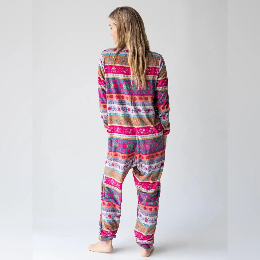 SUPER SOFT 💙BRAND NEW NATURAL LIFE Fleece Onesie Pajamas - Picture 5 of 5